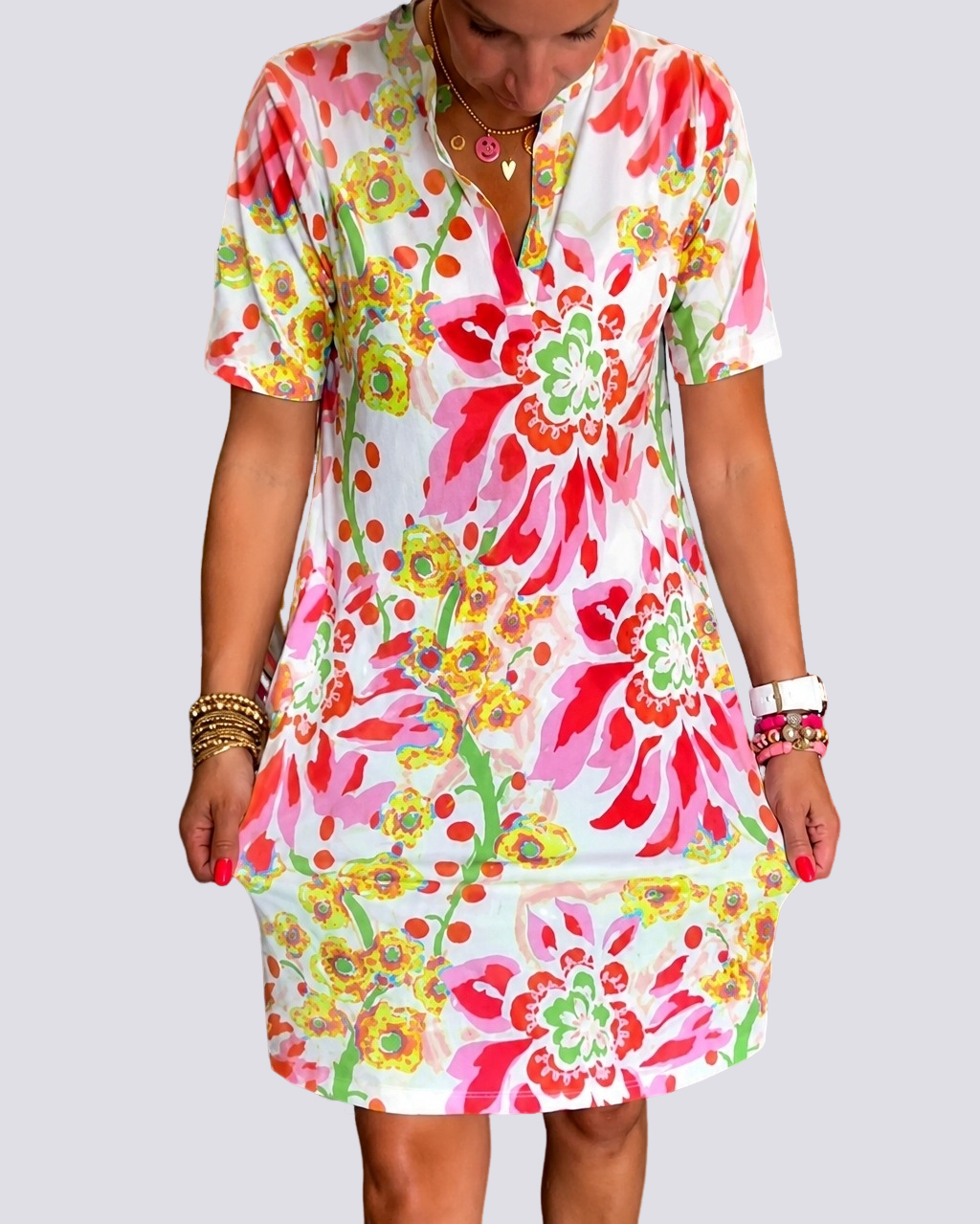 Pauline - Floral Printed Dress