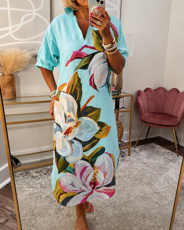 Myla - Relaxed Floral Patterned Dress
