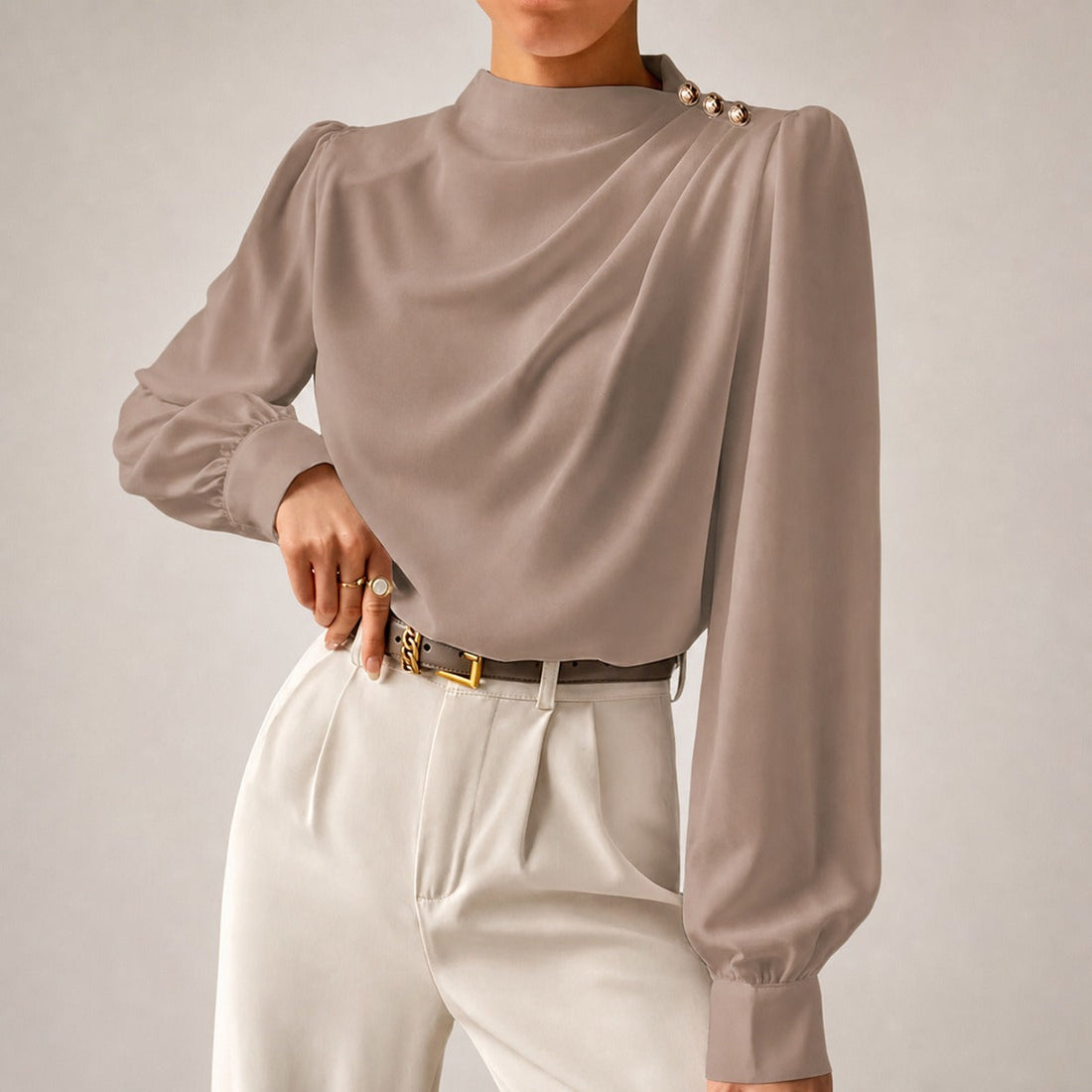Susan - Sophisticated Loose Fit Blouse
