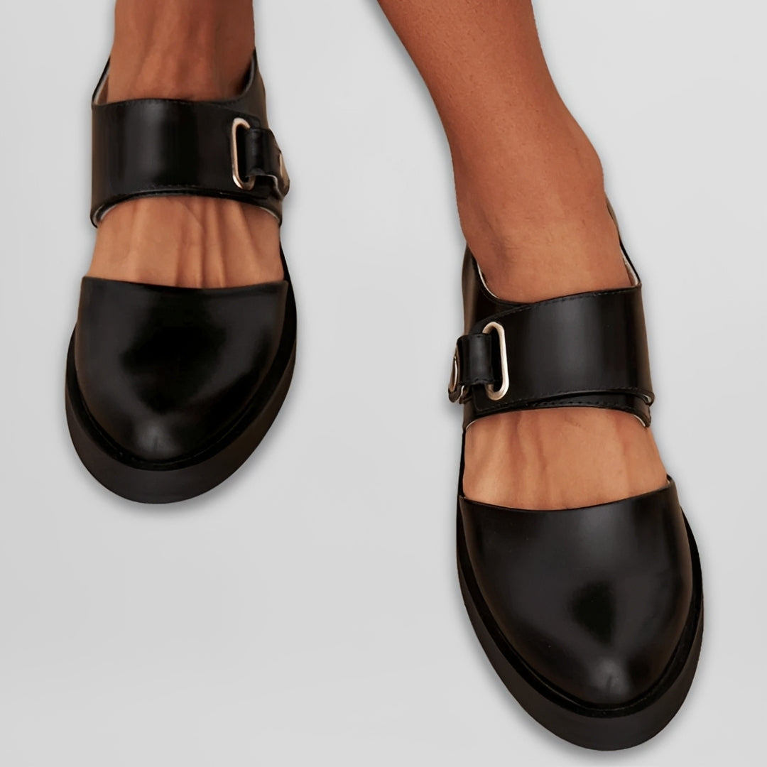 Mya - Casual Strap Shoes with Modest Heel