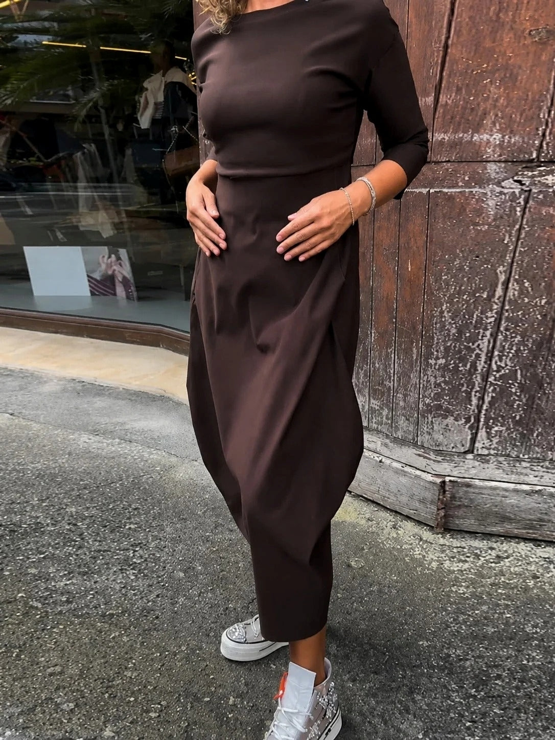 Elsie - Casual Long Sleeve Dress