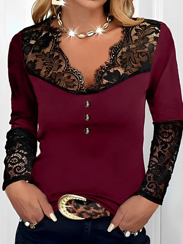 Rachael - Stylish Long Sleeved Blouse