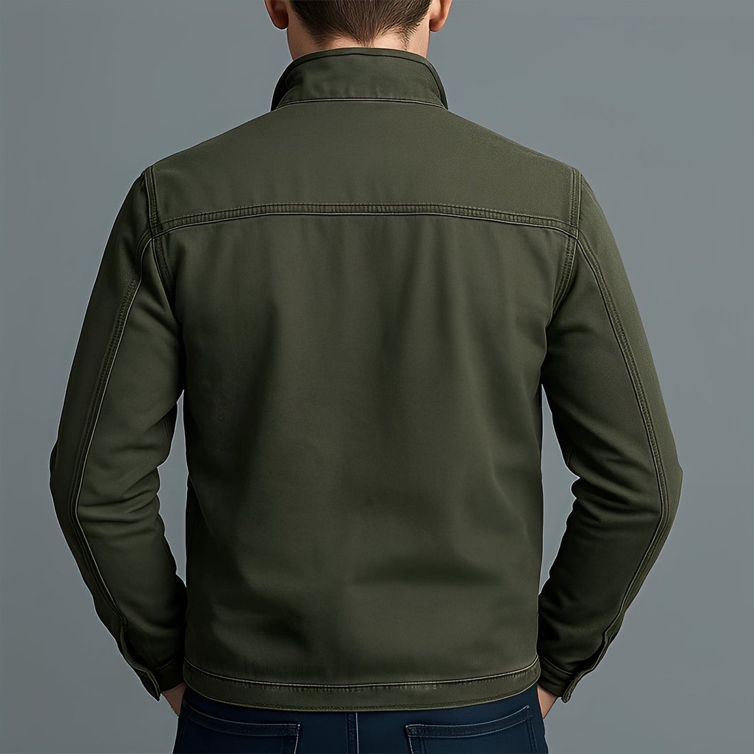 Jaden - Casual Washed Zipper Jacket