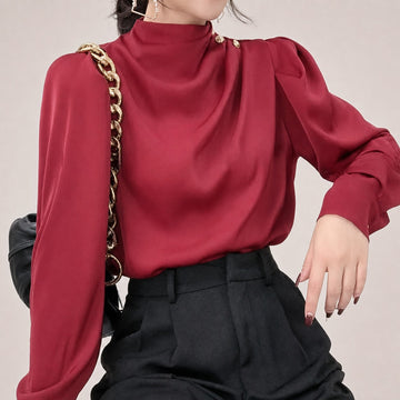 Susan - Sophisticated Loose Fit Blouse