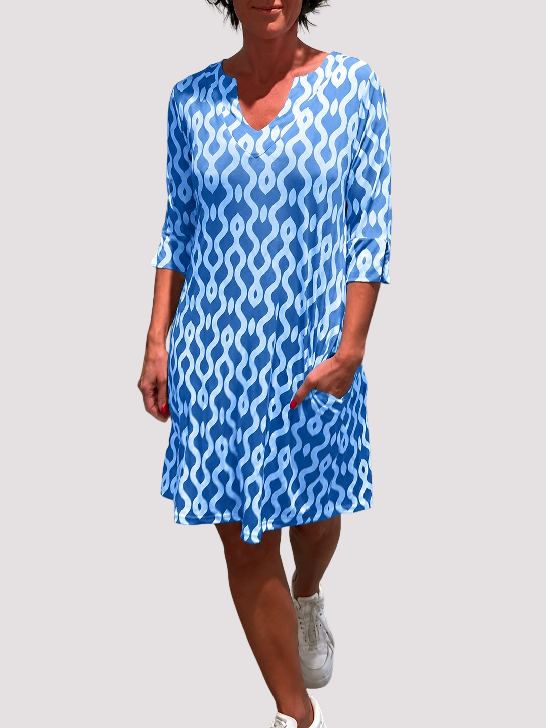 Jazmin - Relaxed Ruffled Midi Dress