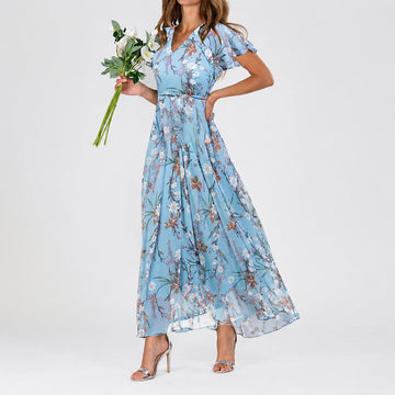 Lea - A Floral Midi Dress for Any Occasion