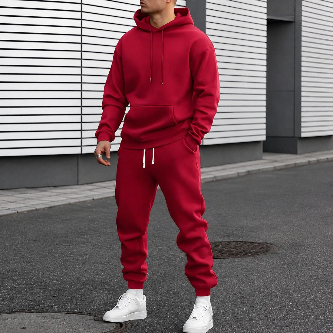 Arvel - Comfortable tracksuit set with hood for men