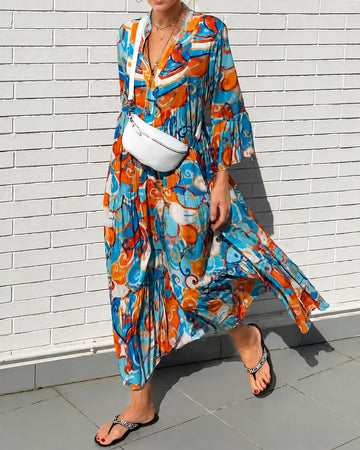 Maizie - Floral Dress with Ruffles