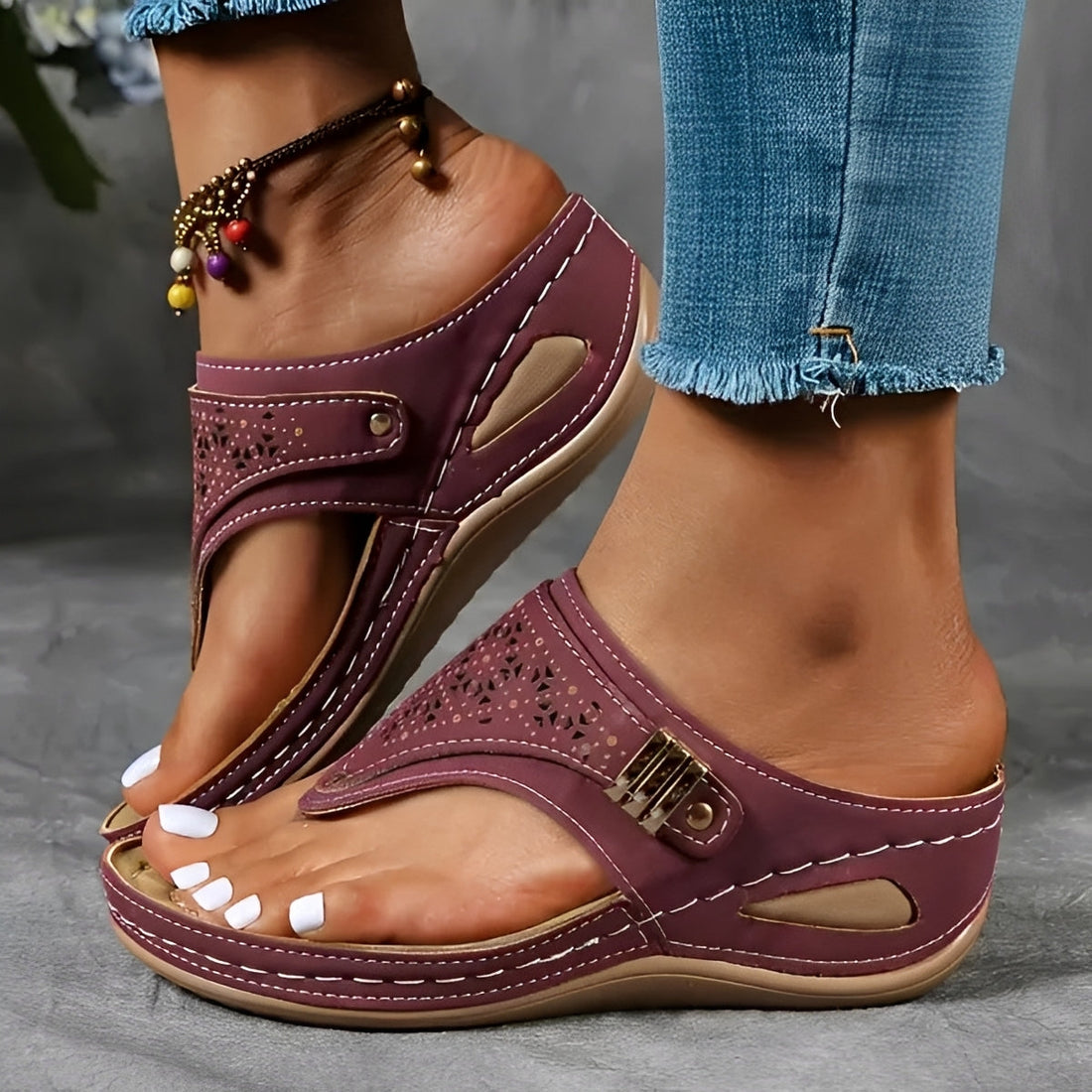 Marcel - Chic Wedge Sandals