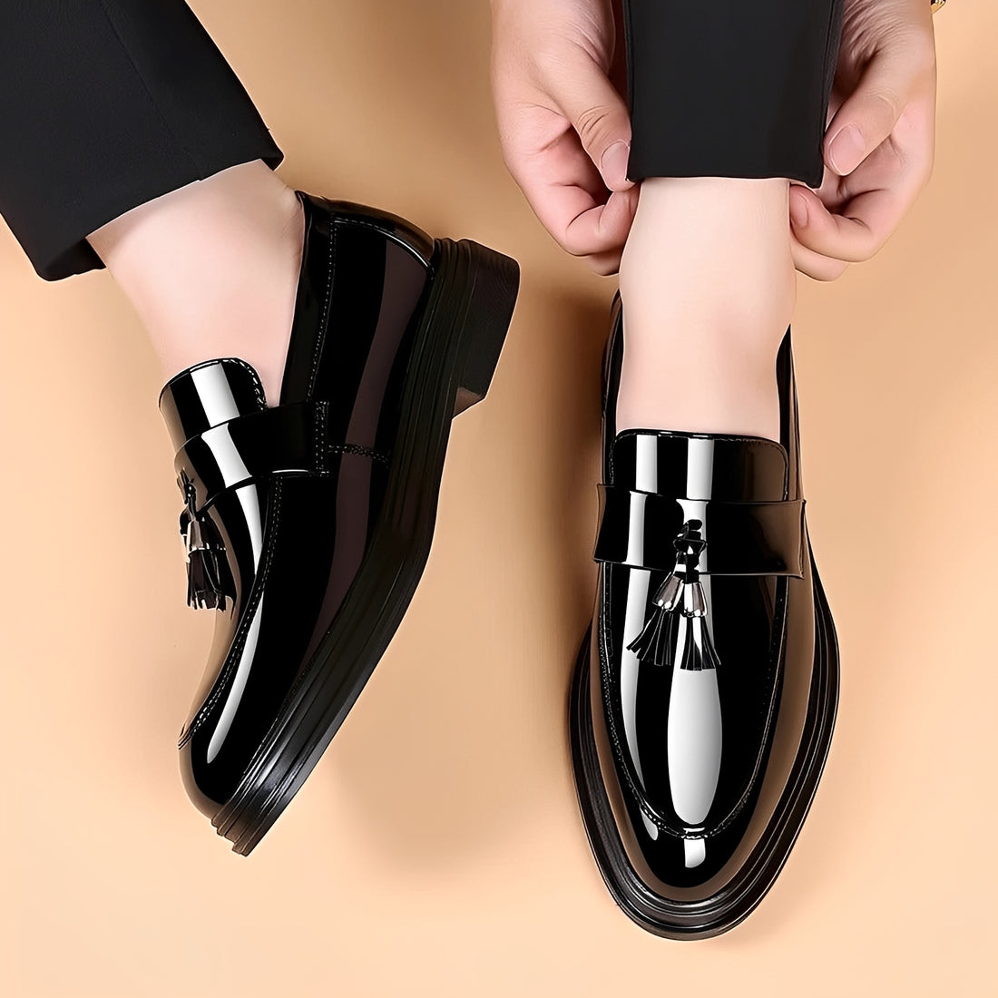 Jeevan - Formal Shoes with Soft Rubber Soles