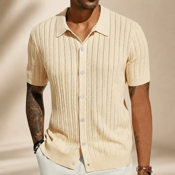 Steven - Casual Breathable Hollow Shirt