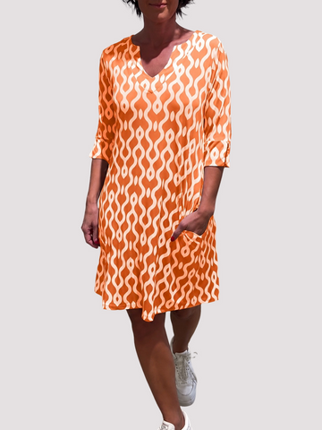 Jazmin - Relaxed Ruffled Midi Dress