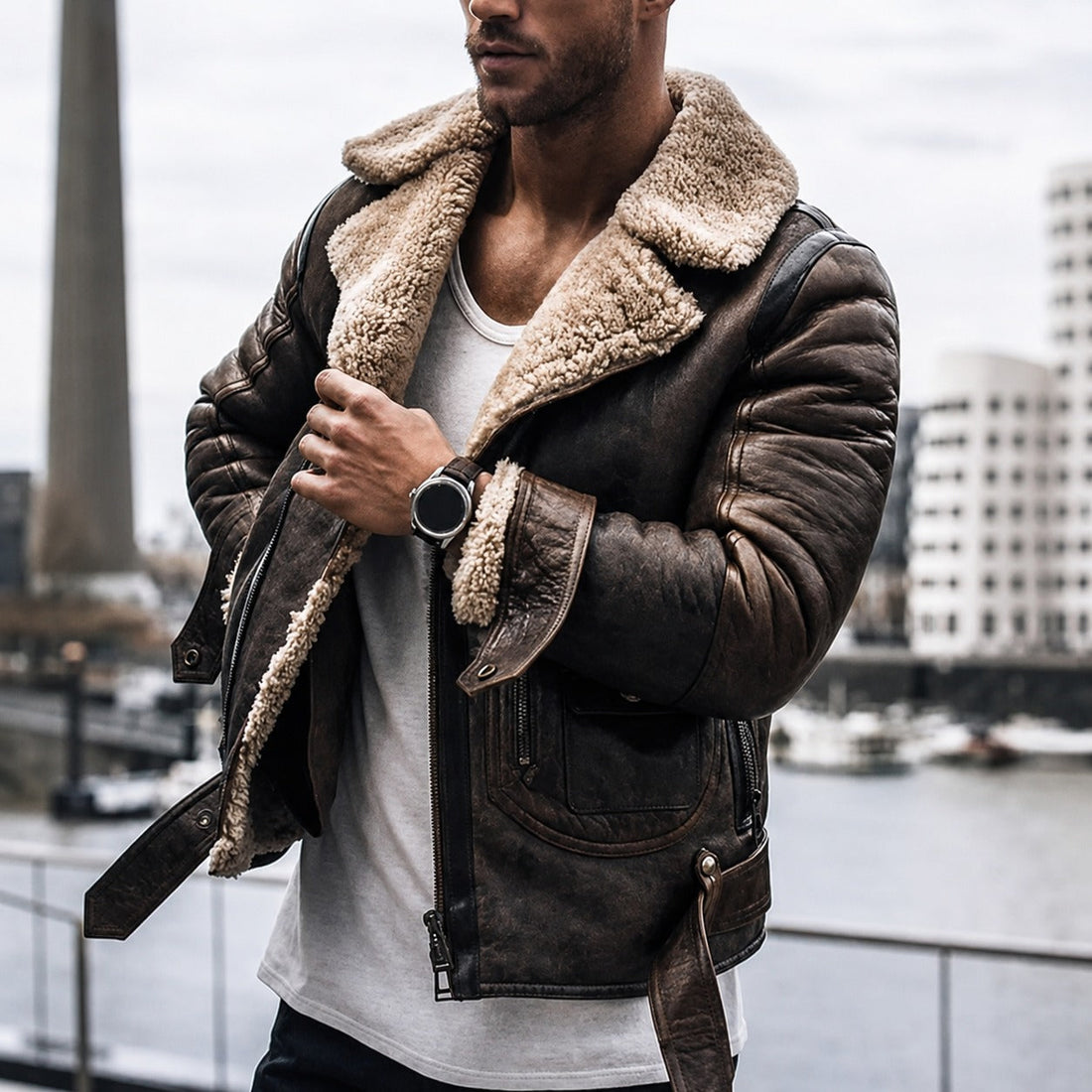 Dominic - Warm winter jacket for men
