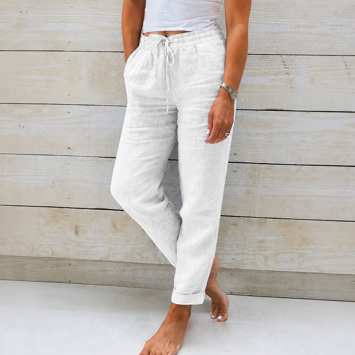 Dyan - Casual Drawstring Pants for Women