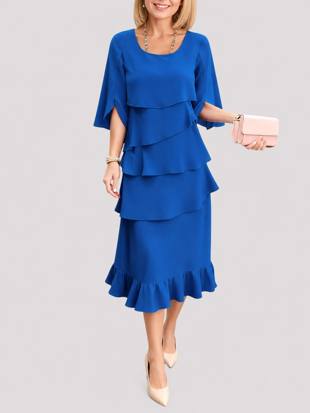 Elisa - Sophisticated Layered Dress