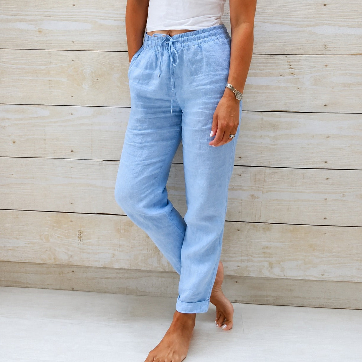 Dyan - Casual Drawstring Pants for Women