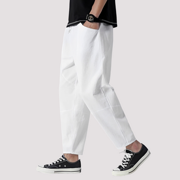 Hodges - Fashionable Loose Cropped Pants