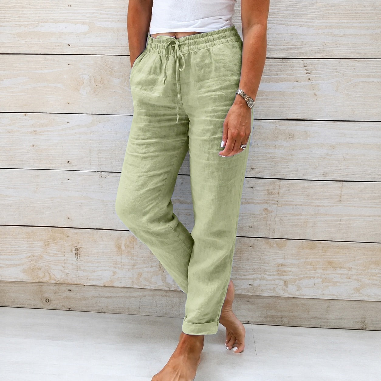 Dyan - Casual Drawstring Pants for Women