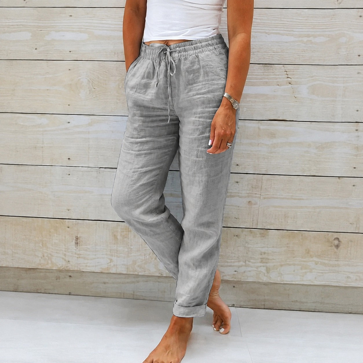 Dyan - Casual Drawstring Pants for Women