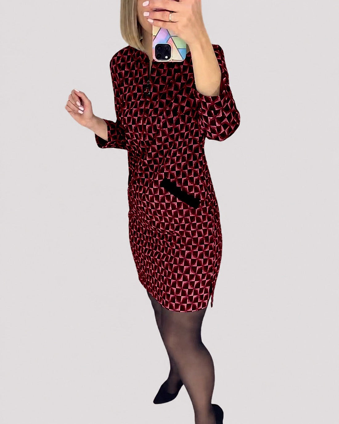 Michelle - Chic Long Sleeved Dress