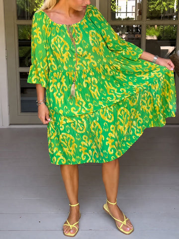 Jamie - Loose Bell Sleeve Dress