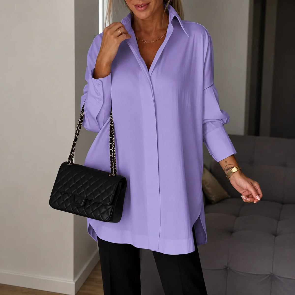 Lauren - Elegant Long-sleeved Shirt
