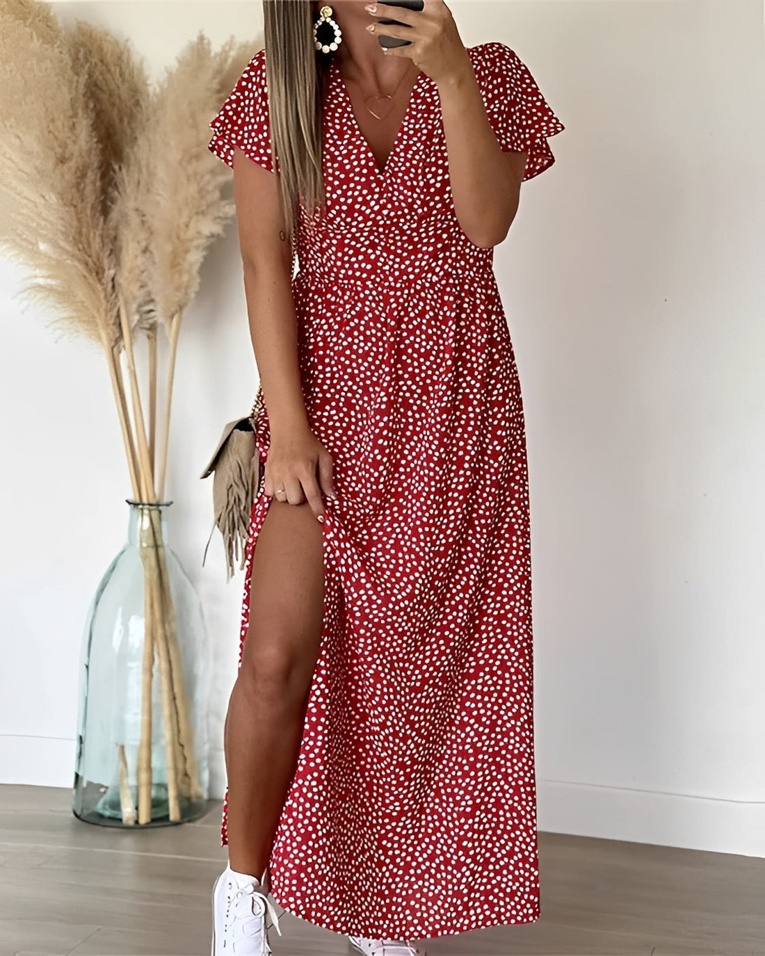 Kathleen - Casual Split Maxi Dress