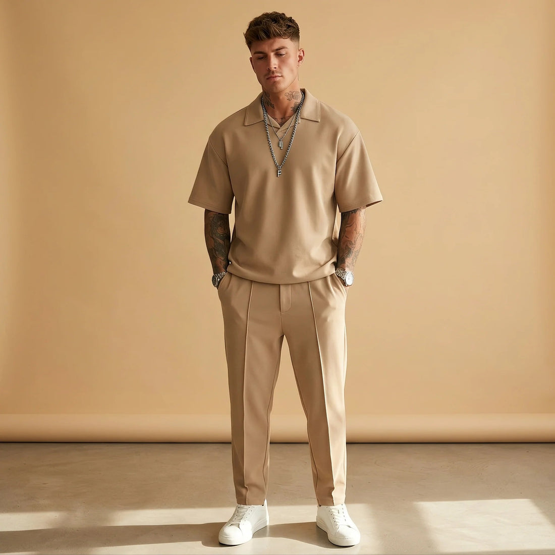 Johnston - Oversized Casual 2-Piece Set
