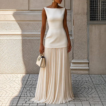 Alice - Elegant Sleeveless Slim Maxi Dress