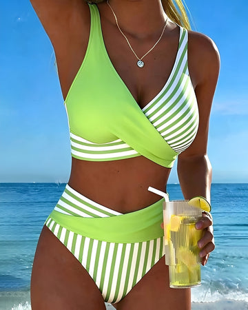 Angelica - Stylish Striped Bikini