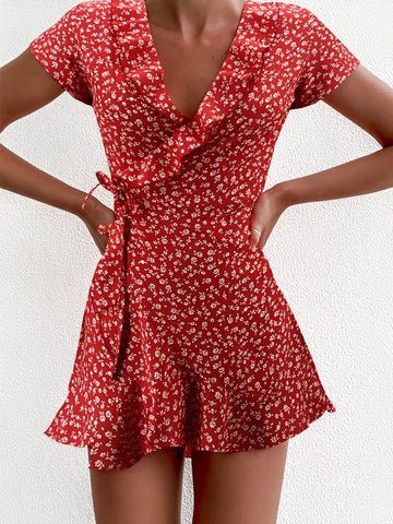 Betsy - Stylish Floral Mini Dress