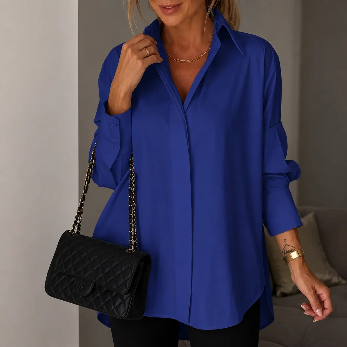 Lauren - Elegant Long-sleeved Shirt
