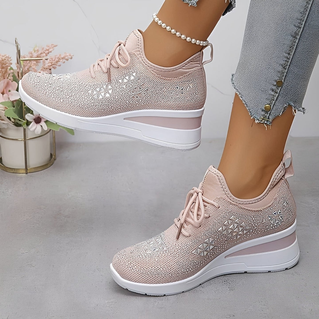 Brenda - Trendy Wedge Shoes