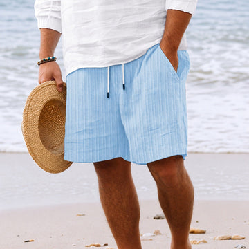 Simone - Casual Striped Beach Shorts