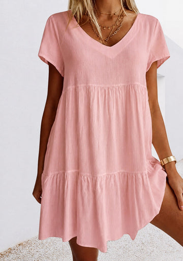 Cordelia - Casual Loose Mini Dress