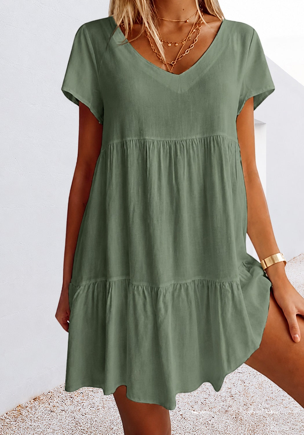 Cordelia - Casual Loose Mini Dress