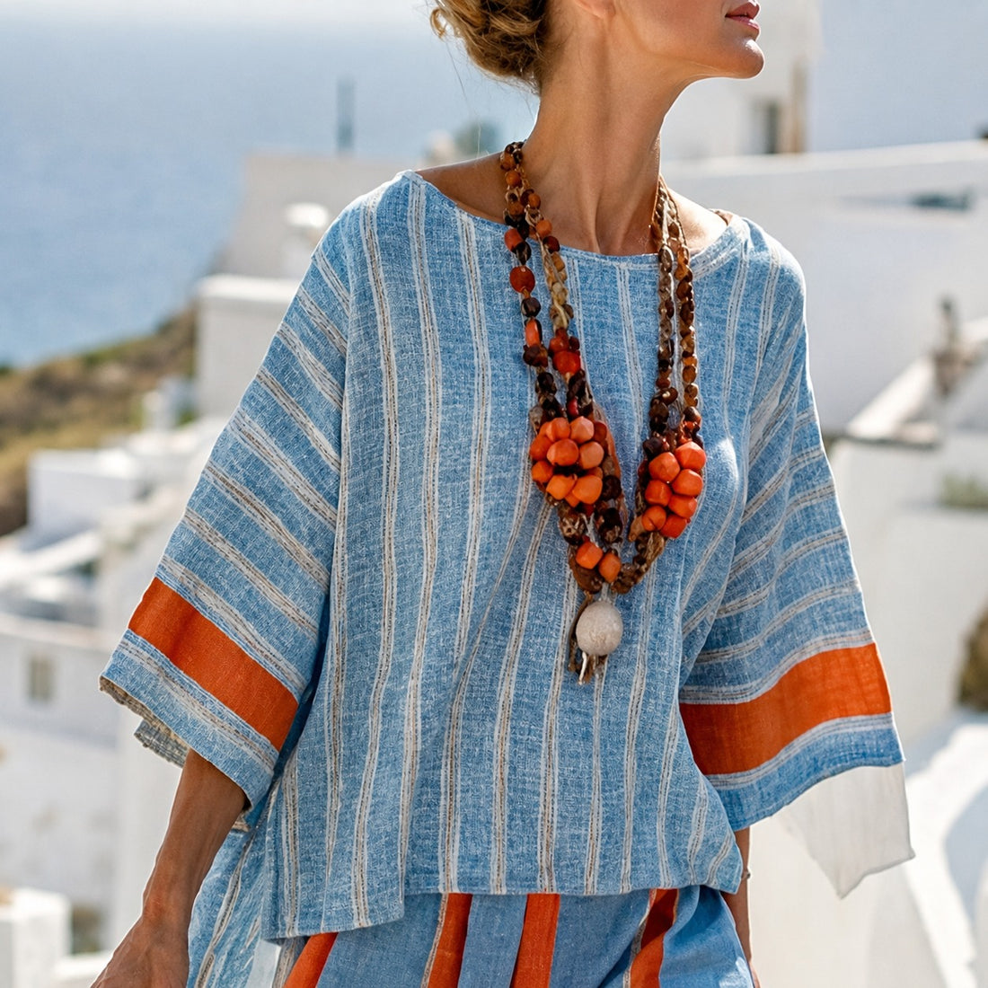Marnie - Loose Striped Set