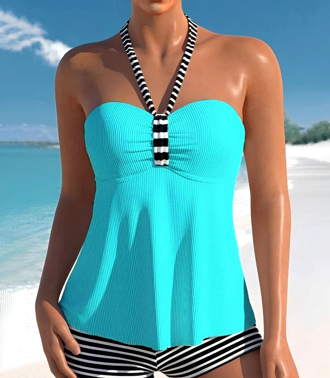 Ayla - Trendy Halter Tankinis