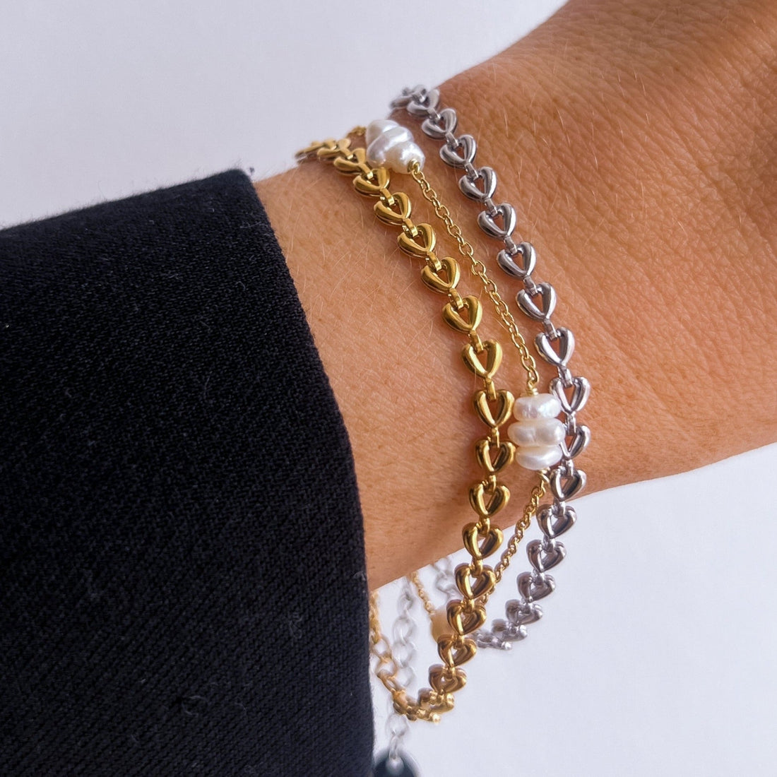 Kendra - Chain Bracelet Golden Heart