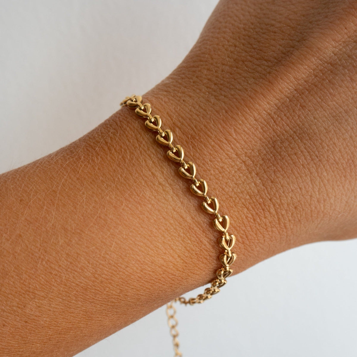 Kendra - Chain Bracelet Golden Heart
