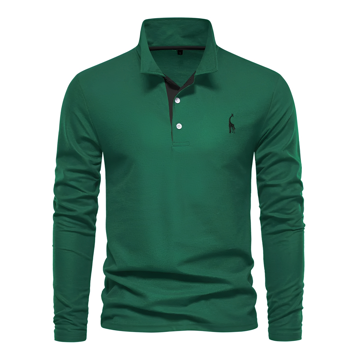 Antoine - Long-Sleeved Casual Polo Shirt for Men