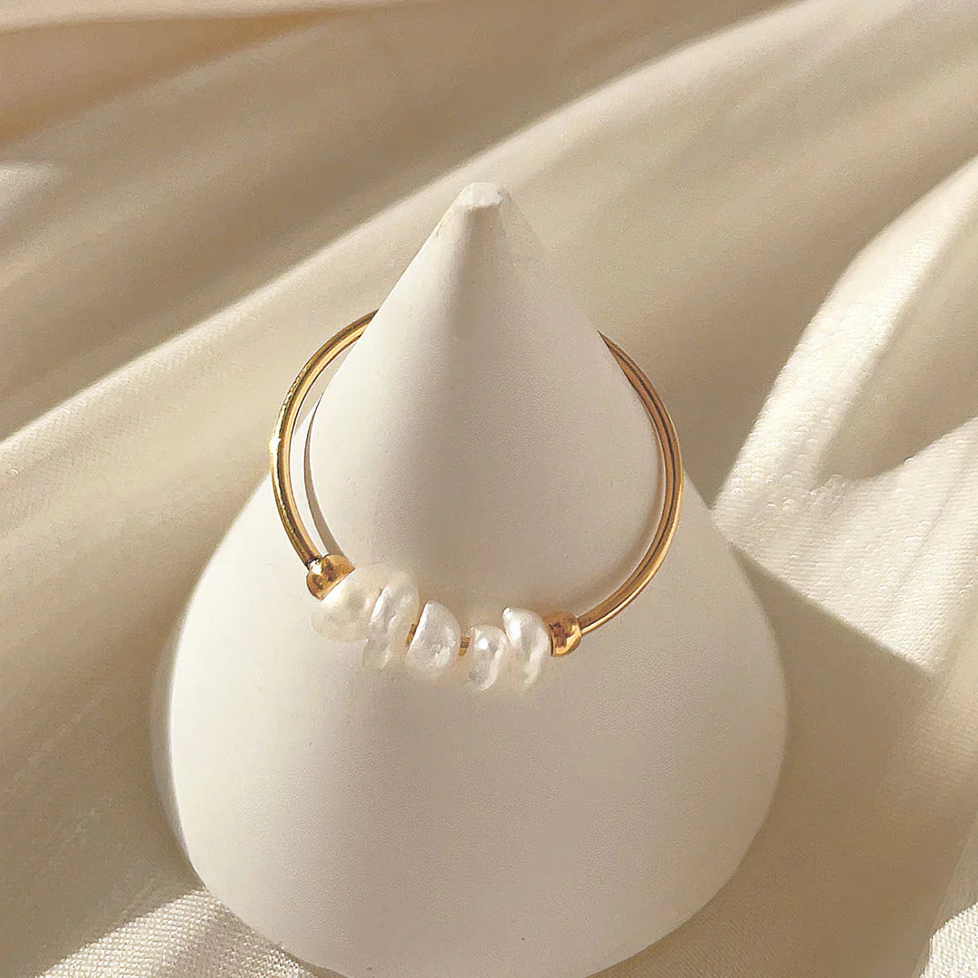 Miori – Natural Pearl Ring in Gold