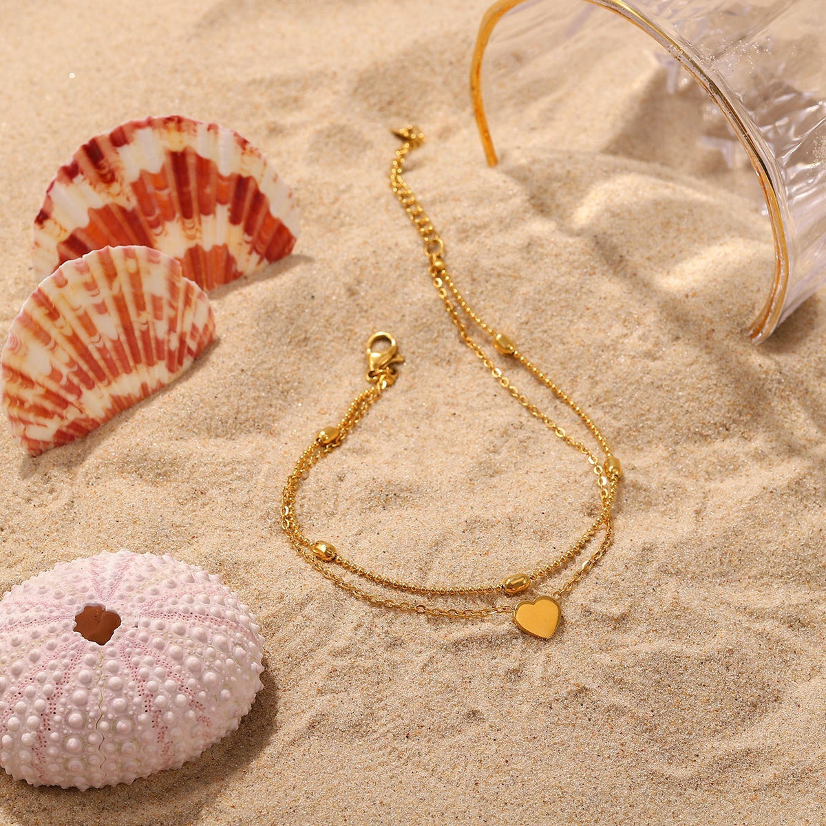 Rowena - Gold Layered Anklet