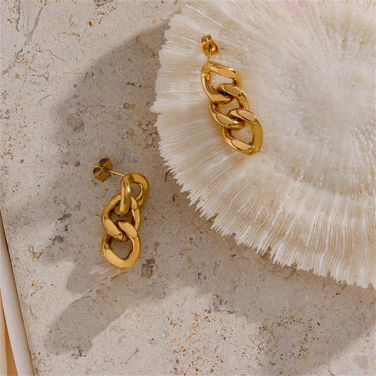 Lee - Gold Chain Earring