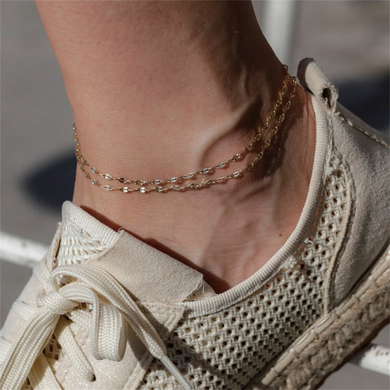 Charlotte – Golden Anklet Chain