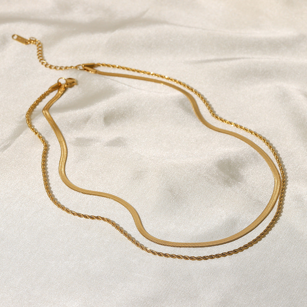Twisted Chain - Gold Layered Chain