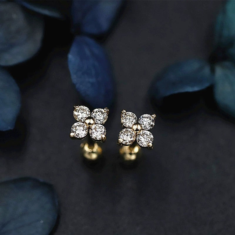 Mia – Bright Crystal Earrings