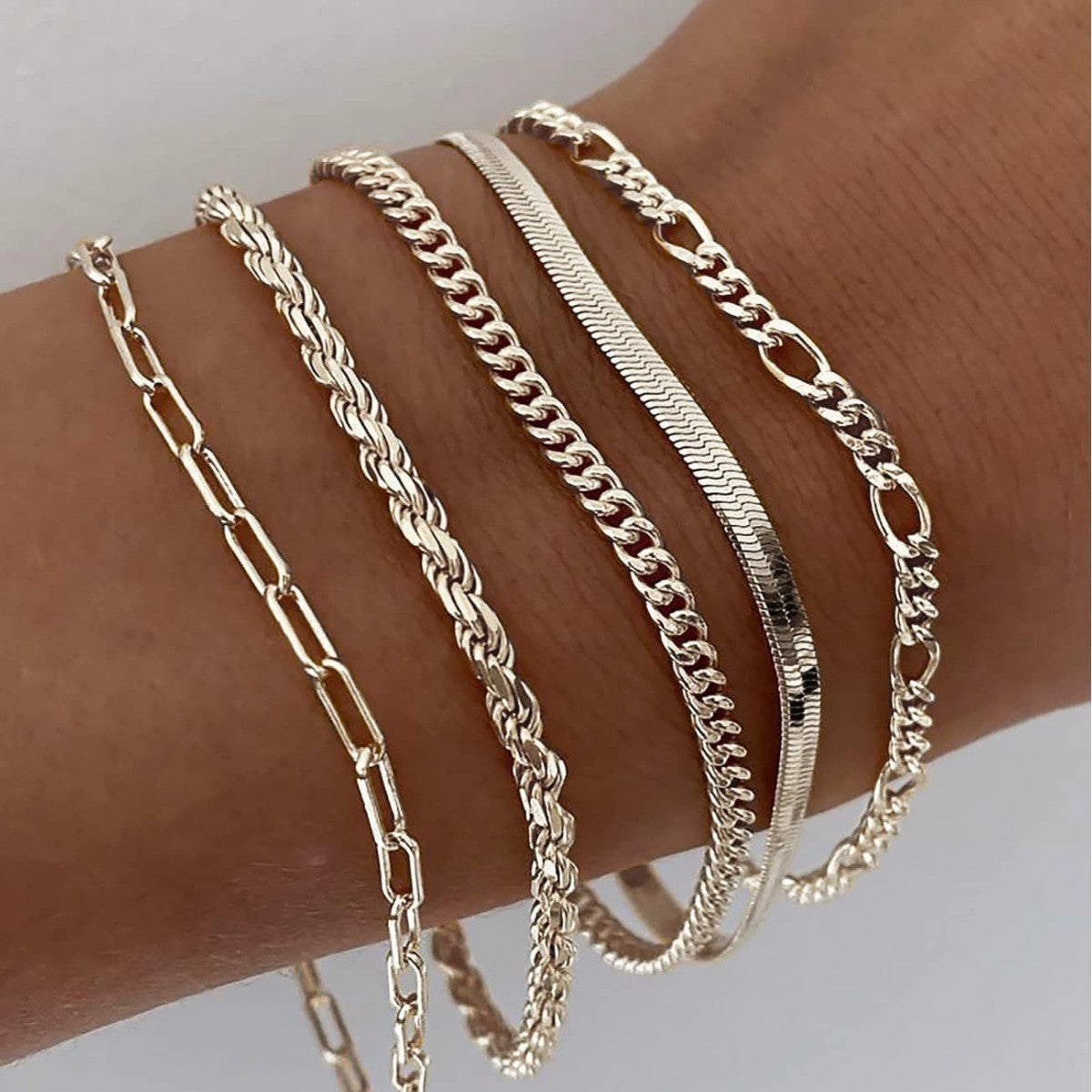 Elara – Set of Minimalist Bracelets for Women