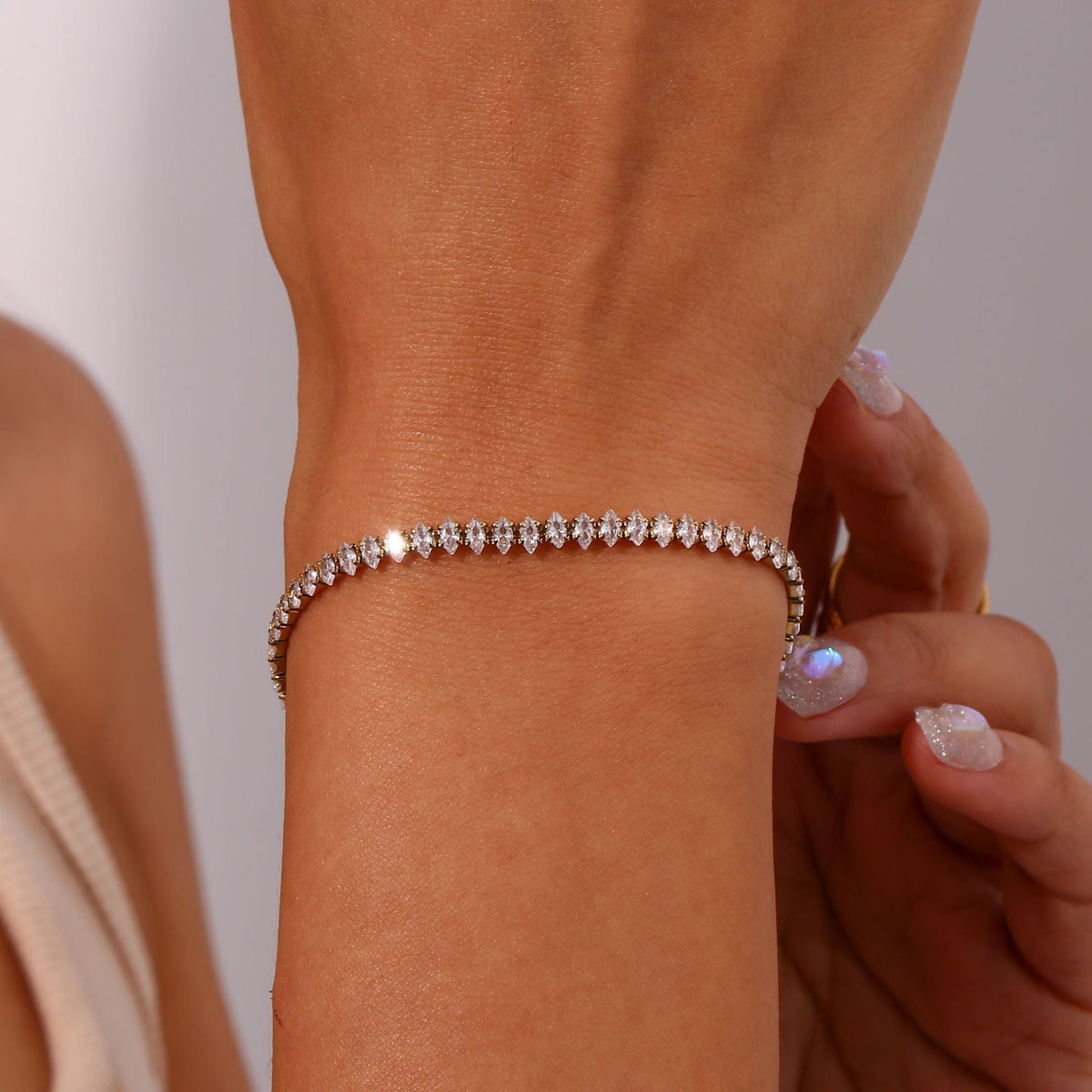 Georgina - Sparkling Tennis Bracelet