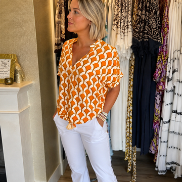 Leona - Stylish Top with Print for Women